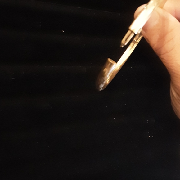 14k solid gold Bangle Bracelet - Picture 3 of 5